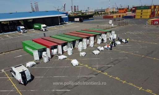 FOTO Continuă să curgă deșeurile din Germania. Alte 30 de containere cu deșeuri descoperite în Portul Constanța, în ultimele două zile