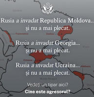 Ambasada SUA la București despre acțiunile militare ale lui Putin: Rusia a invadat Moldova și nu a mai plecat. Rusia a invadat Ucraina și nu a mai plecat. Vedeți un tipar aici? Cine este agresorul? Reacția ambasadei ruse