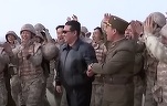 VIDEO Coreea de Nord: Kim Jong Un, prezentat de media de stat în stil \'\'Top Gun\'\' la ultima lansare de rachetă