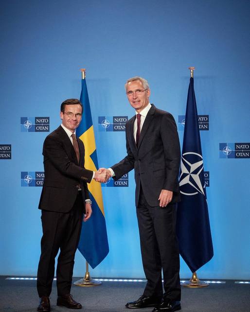 Premierul Suediei: Turcia vrea, în schimbul aderării la NATO, lucruri pe care nu putem și nu vrem să i le dăm