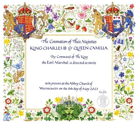 FOTO Soția Regelui Charles al III-lea, numită oficial ”Regină” pe invitația la încoronare