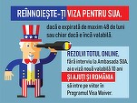 Apel pentru Visa Waiver: Românii cu vize SUA expirate, chemați să le reînnoiască fără interviu pentru a îmbunătăți procentul de respingere până în septembrie