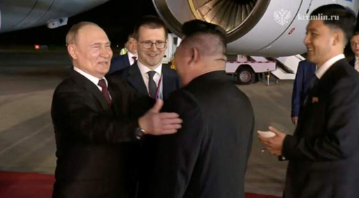 VIDEO Vladimir Putin, într-o rară vizită în Coreea de Nord, un vechi aliat