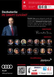 Cunoscutul avocat Florentin Țuca organizează prima ediție a Dezbaterilor „Pe Drept Cuvânt”