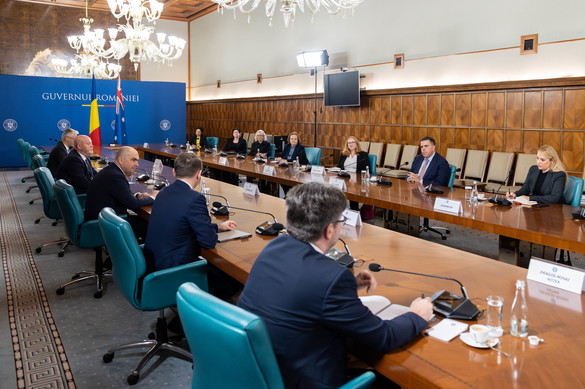 FOTO Australienii trimit o misiune economică în România. Bolojan a indicat Portul Constanța 