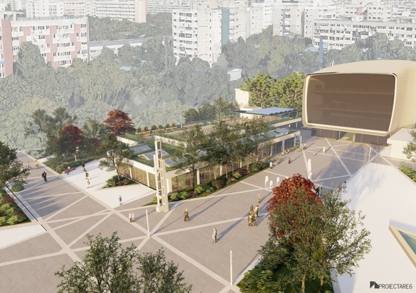 FOTO Bloc din sectorul 6, regenerat ecologic cu materiale naturale și acoperiș verde