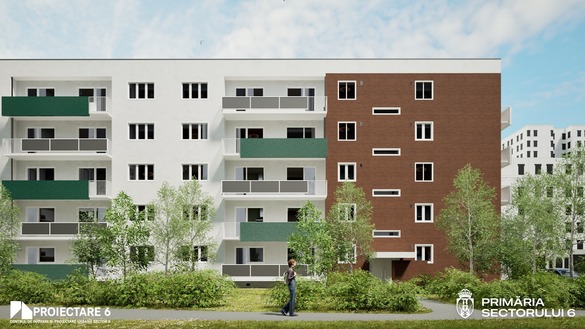 FOTO Bloc din sectorul 6, regenerat ecologic cu materiale naturale și acoperiș verde