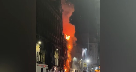 Incendiu puternic în Gara Centrală din Glasgow VIDEO