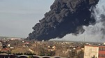 VIDEO Incendiu violent la o fabrică de polistiren din Arad