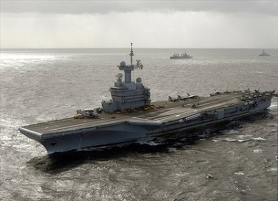 Gafă de război - Portavion francez, localizat în Mediterană după utilizarea unei aplicații de sport