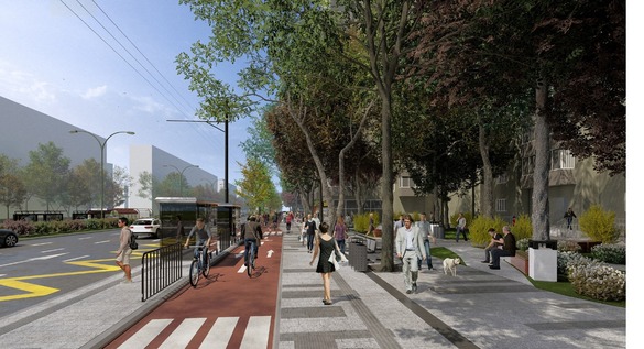 FOTO Cel mai aglomerat bulevard din București va fi transformat radical. Lucrările la reamenajare avansează. Cum va arăta bulevardul Iuliu Maniu