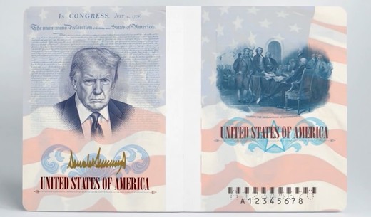 Pașapoarte în ediție limitată „America250” cu chipul lui Trump VIDEO