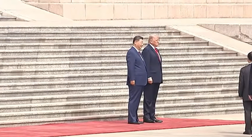 VIDEO Donald Trump, întâmpinat de Xi Jinping cu fast la Beijing