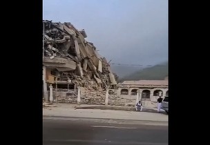 VIDEO Hotel cu 8 etaje prăbușit după cutremurele devastatoare din Venezuela