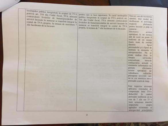 DOCUMENT Schimbare la split TVA: obligatoriu doar pentru companiile de stat și firmele aflate în relații contractuale cu statul. Urmează votul în Senat