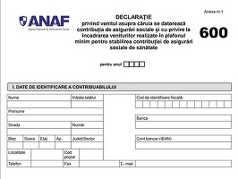 Declarația 600 - Ce se întâmplă cu asigurarea de sănătate dacă nu este depus formularul