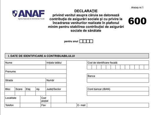 Soluția pentru Declarația 600: comasarea cu alte 4 formulare. Declarațiile care vor fi unificate