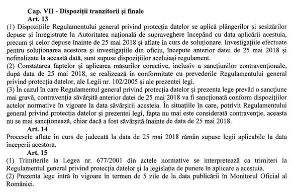 DOCUMENT Regulile pregătite în România pentru GDPR: Angajatorii vor monitoriza angajații doar după informare prealabilă, firmele vor alege un responsabil, amenzile pentru instituții publice vor fi limitate la 200.000 lei 
