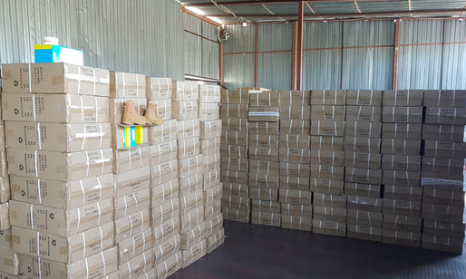 Mărfuri contrafăcute, în valoare de aproape un milion de lei, confiscate în Portul Constanța Sud Agigea