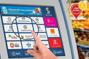 Numărul plăților de taxe și impozite realizate prin stațiile de plată SelfPay a crescut 