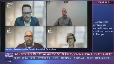 WEBINAR "EY ÎN DIALOG CU ANAF" Contestațiile depuse de companii la Fisc primesc tot mai multe decizii favorabile: au urcat la 21% în prima jumătate a anului, de la 15% în 2020 și doar 9% în 2016