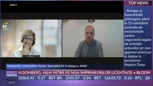 WEBINAR "EY ÎN DIALOG CU ANAF" Ghiurcă, ANAF: Refacerea inspecției ca urmare a deciziei de desființare cu reverificare nu poate viza alte situații de fapt, alte spețe, alte contracte sau tranzacții, decât cele din cadrul primei inspecții