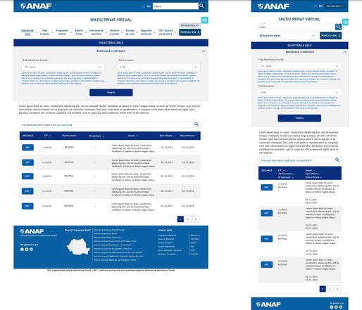 FOTO "Revoluție" ANAF - schimbă site-ul și introduce aplicația pentru mobil. Apar formulare fiscale web, SPV va avea și funcții noi, gen videoconferință și mesagerie. Noi tipuri de plăți, implementarea dosarului electronic, administrare pe bază de profil