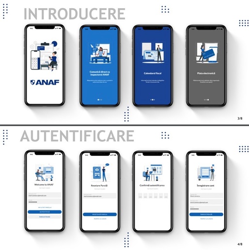 FOTO "Revoluție" ANAF - schimbă site-ul și introduce aplicația pentru mobil. Apar formulare fiscale web, SPV va avea și funcții noi, gen videoconferință și mesagerie. Noi tipuri de plăți, implementarea dosarului electronic, administrare pe bază de profil