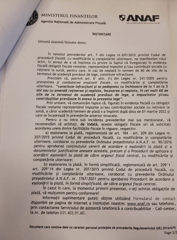 EXCLUSIV Campania ANAF dă roade - CFR Marfă a plătit peste 22 de milioane lei restanțe care intrau sub incidența reincriminării penale 