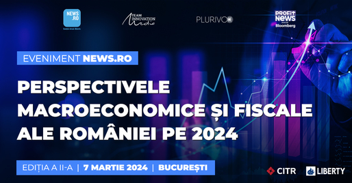 Dezbatere despre fiscalitate cu speakeri de top la evenimentul News.ro “Perspectivele macroeconomice și fiscale ale României pe 2024”