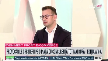 Conferința Profit E-commerce, Profit.ro - Perspective bune pentru vânzări online. Neculiță, inspector șef în cadrul Antifraudă: Până în iulie avem livrări ramburs de 18,3 miliarde lei