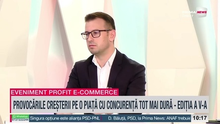 Conferința Profit E-commerce, Profit.ro - Perspective bune pentru vânzări online. Neculiță, inspector șef în cadrul Antifraudă: Până în iulie avem livrări ramburs de 18,3 miliarde lei