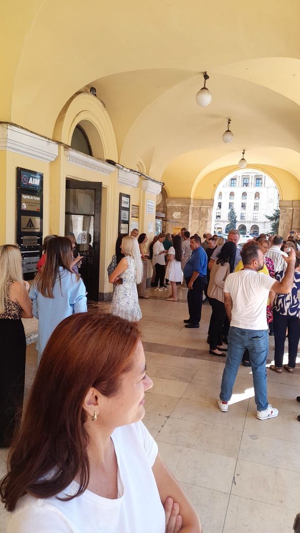 FOTO Continuă protestele la ANAF, în contextul măsurilor de austeritate