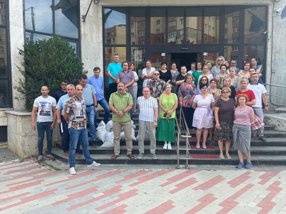 FOTO Continuă protestele la ANAF, în contextul măsurilor de austeritate