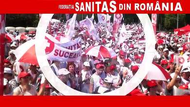 Angajații din Sănătate au ieșit la protest. Și cei din ANAF și Trezorerie reclamă în stradă nemulțumirile față de efectele legii salarizării