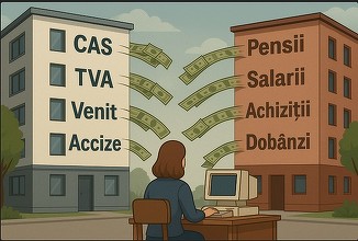 Opinii: Dacă te uiți fix în punga bugetului - banii din TVA merg în salariile statului, CAS la pensii, impozitul pe salariu la bunuri și servicii. Știi ce probleme are Guvernul la plată după taxa pe care o mărește