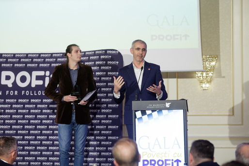 GALERIE FOTO Profit.ro a premiat antreprenori de succes și manageri de top români, dar și un licean olimpic la Gala Povești cu Profit Made în România