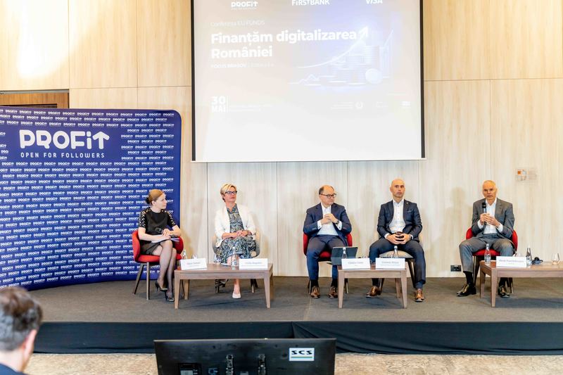 Conferința EU FUNDS Profit.ro  FirstBank  și  Visa - Finanțăm digitalizarea României - Focus Brașov - Ediția a II-a