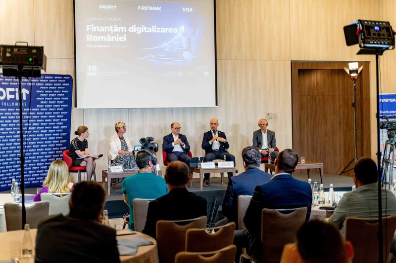 Conferința EU FUNDS Profit.ro  FirstBank  și  Visa - Finanțăm digitalizarea României - Focus Brașov - Ediția a II-a