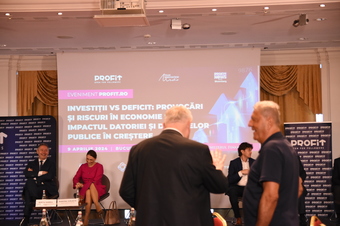 Eveniment Profit.ro - Investiții vs Deficit: Provocări și riscuri în economie sub impactul datoriei și deficitelor publice în creștere