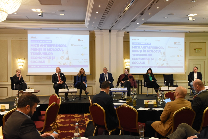 Eveniment Profit.ro IMM – Micii antreprenori, prinși în mijlocul tensiunilor economice și sociale - Ediția a V-a