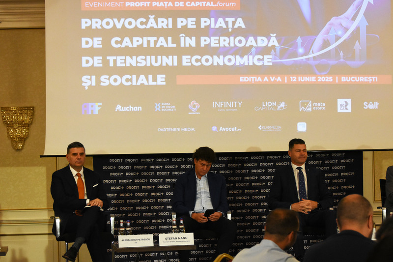 Eveniment Profit Piața de Capital.forum<br/>Provocări pe piața de capital în perioadă de tensiuni economice și sociale  - Ediția a V-a