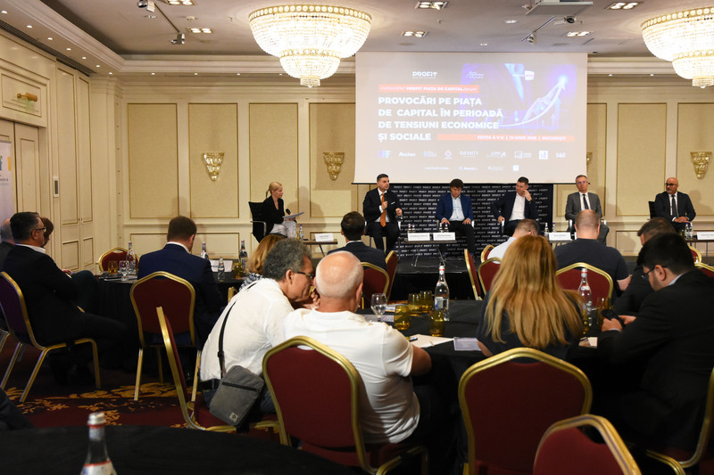 Eveniment Profit Piața de Capital.forum<br/>Provocări pe piața de capital în perioadă de tensiuni economice și sociale  - Ediția a V-a