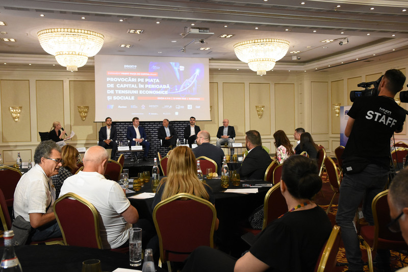 Eveniment Profit Piața de Capital.forum<br/>Provocări pe piața de capital în perioadă de tensiuni economice și sociale  - Ediția a V-a
