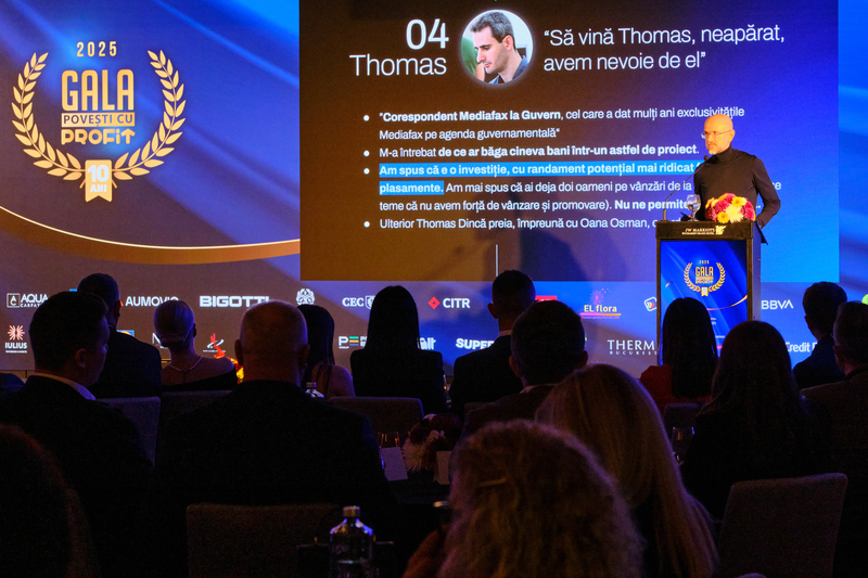 Gala aniversară - 10 ANI de "Povești cu profit... made in Romania" 2025
