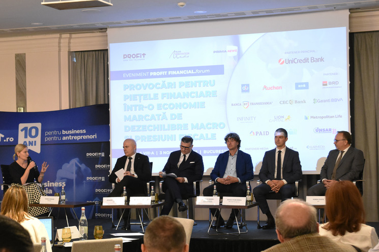 ​Eveniment Profit Financial.forum - Provocări pentru piețele financiare într-o economie marcată de dezechilibre macro și presiuni fiscale - Ed. a VIII-a