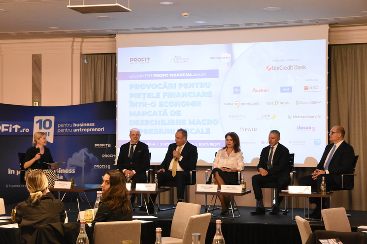 ​Eveniment Profit Financial.forum - Provocări pentru piețele financiare într-o economie marcată de dezechilibre macro și presiuni fiscale - Ed. a VIII-a