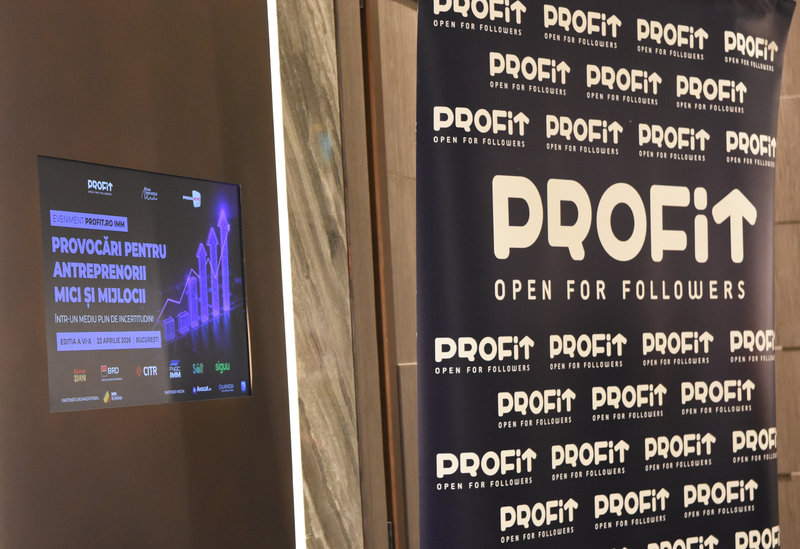 Eveniment Profit.ro IMM – Provocări pentru antreprenorii mici și mijlocii într-un mediu plin de incertitudini - Ediția a VI-a