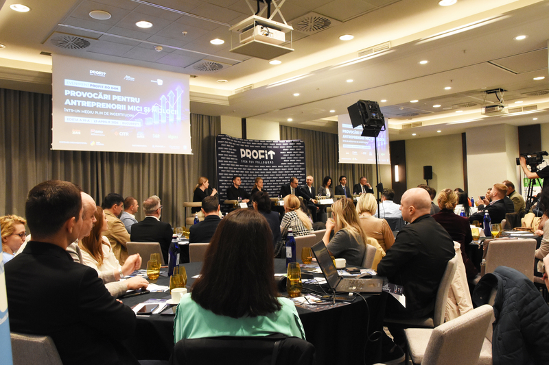 Eveniment Profit.ro IMM – Provocări pentru antreprenorii mici și mijlocii într-un mediu plin de incertitudini - Ediția a VI-a