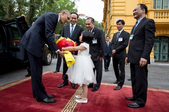 Imagini din vizita oficială a lui Obama în Vietnam